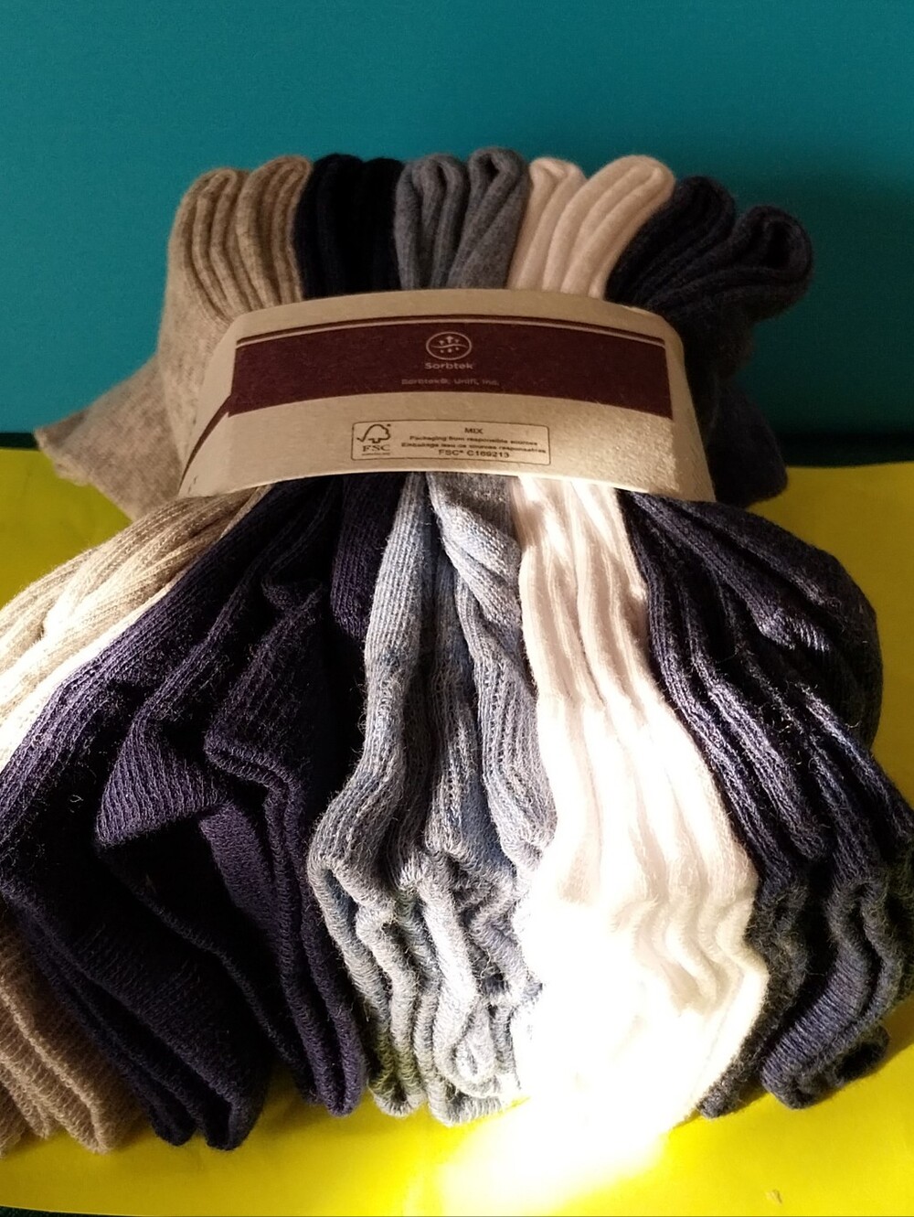Cole Haan 10 Pairs Dress Crew Socks -  Multi Colours (10 Pairs)
